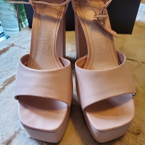 SCHUTZ platforms lenne leather size 8 - Picture 9 of 9